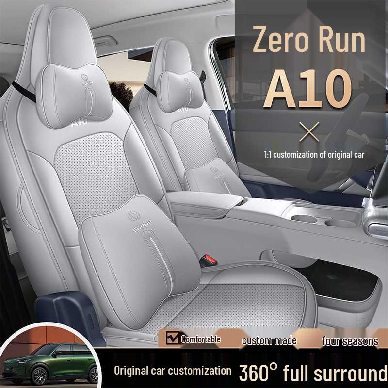 2026 Leapmotor A10 Car Seat Cover: All-Season, Breathable, Perforated Leather, Full Coverage, Smart Drive.