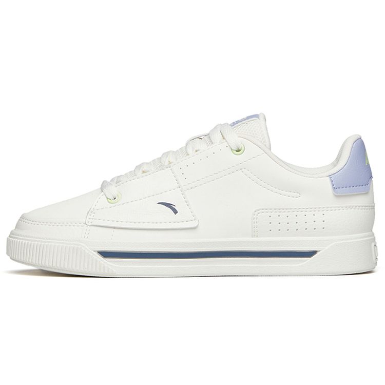 

Anta Прочные легкие низкие кроссовки для скейтбординга женские кроссовки белые фиолетовые 122148001R-3