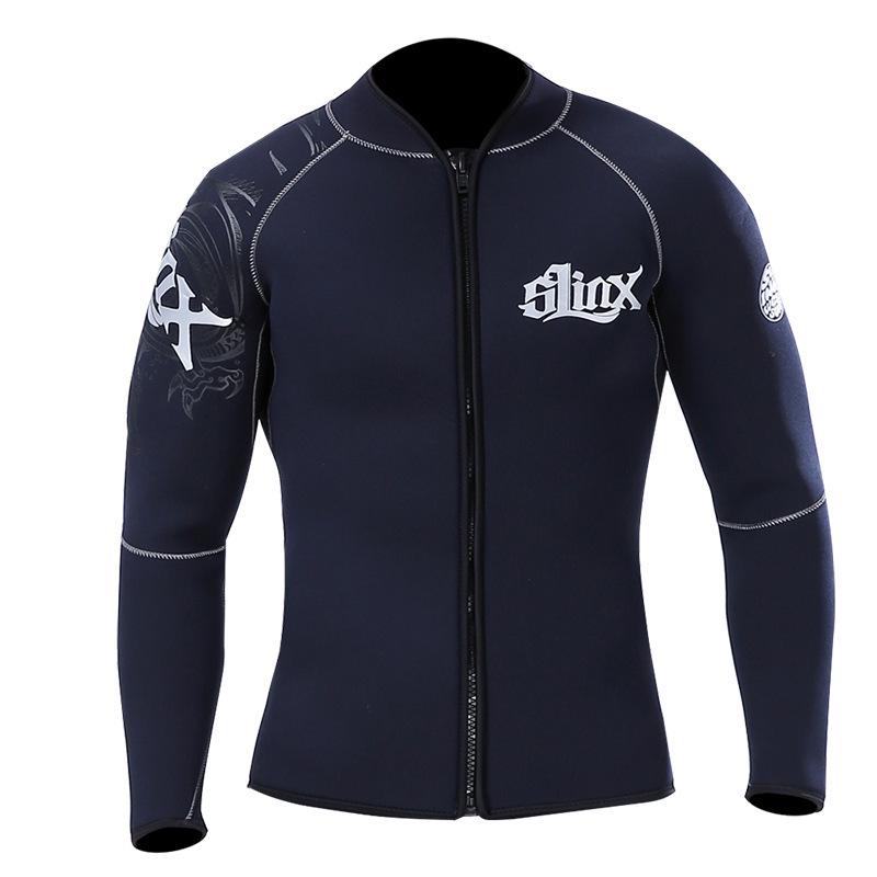 SLINX 5mm Fleece-Lined Warm Wetsuit Jacket for Surfing & Diving