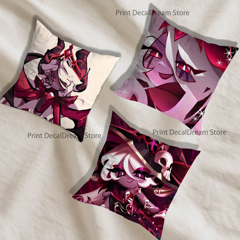 Dark E-Enchantress Cookie Run Cushion For Bedroom Car Coffee Shop Room and Living Room Sofa Decorative Pillow Cover Case