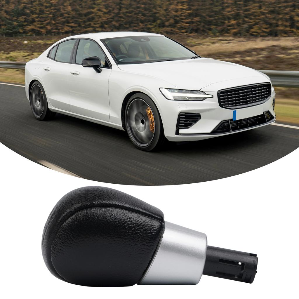 För Volvo S60 För Volvo S80 PU-läder Växelväljare Snygg Design För Fordonsinteriör Enkel Installationsprocess
