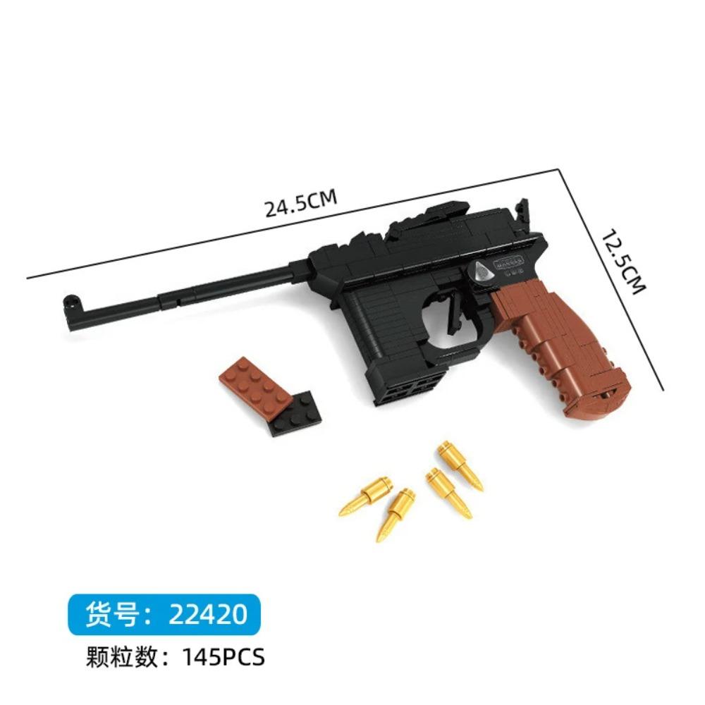 

Набор Технического Оружия Револьверные Пистолеты Наборы SWAT Военный Вторая мировая война Оружие Модель Строительные Блоки Игрушки для Мальчиков Desert Eagle Армейский Марк Пистолет