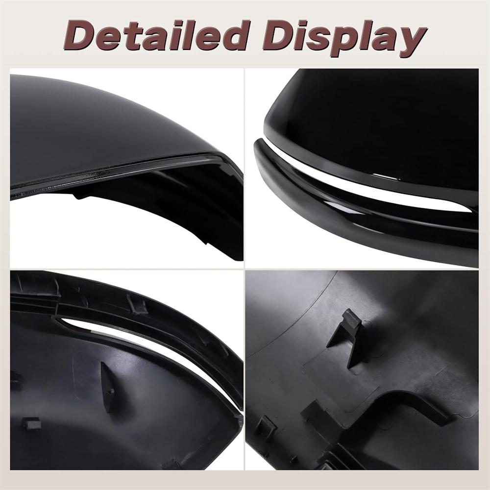 Black Left Side Mirror Cap 76251-T1W-A01 For Honda CR-V HR-V 2015-2020