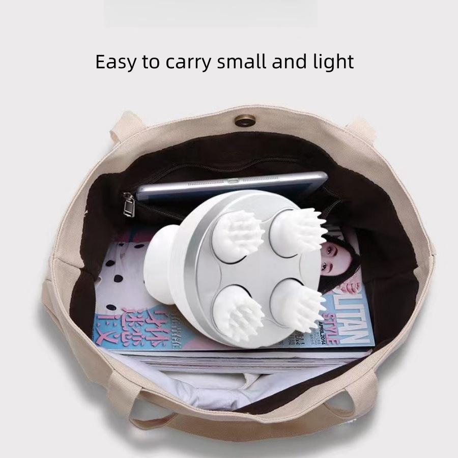 Elektrický vibrační masážní přístroj hlavy 3rychlostní nastavitelný masážní přístroj na pokožku hlavy pro fitness fitness nástroj na masáž hlavy Masajeador