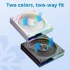 ARGB LED 120mm 5V 3Pin PC Fan with Infinitys Mirror Effect, Quiet High Airflows for CPU Coolers and Case