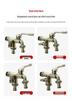 Anti-Freezing Dual Outlet All-Copper Bronze Faucet for Garden/Balcony