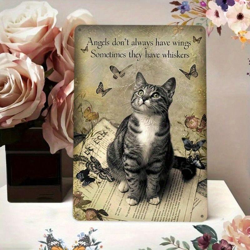 Vintage Style Metal Decorative Painting for Bars Cafes Garages