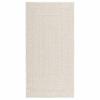 VidaXL Tapis ZIZUR crème 80x150 cm aspect de jute intérieur extérieur, tapis d'extérieur, tapis de sol, tapis d'intérieur, 4010359