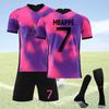 Stylish 2021 Paris Third Away Purple 7 Mbappe Football Kit 4 Ramos Jersey 30 Messi Suit Multiple Sizes