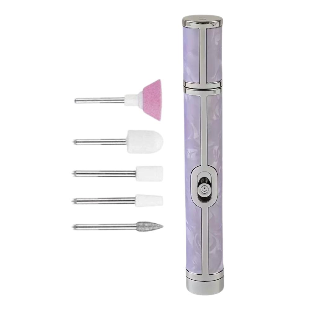 

Nail Polisher Professional Nail Polisher Mini Portable Rechargeable Exfoliating And Repairing Tool фіолетовий