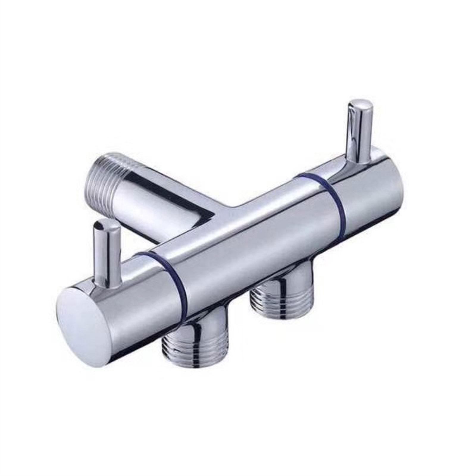 

Медь для треугольника для клапана с одним входом и двумя выходами, с двойным управлением, угловой для распределителя для раковины/унитаза/водонагревателя/душа