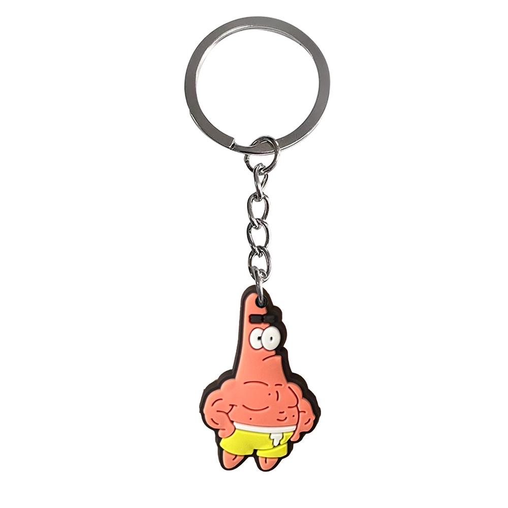 SpongeBob Anime Cartoon Keychain Pendant - Creative PVC Festival Gift