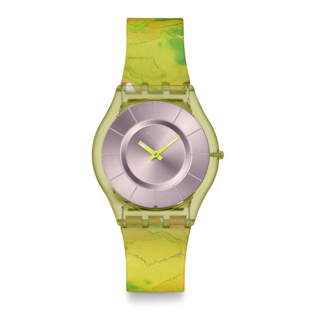 

SKIN CLASSIC BIOSOURCED PARADISE CANOPY Часы SS08G112 Унисекс Взрослый Зеленый [Swatch]
