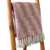 Throw Blanket Boho 125x150cm - Ruby Two Tone