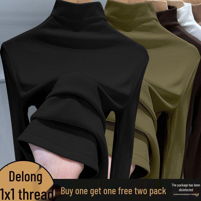 Women's Semi-High Neck Dralon Base Layer Top, Slimming & Warm for Autumn/Winter