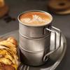 1Pc Retro Old Coffee Water Cup Industrial Style Oil Barrel Mug Outdoor Camping Picnic Beer Mug Drinking Utensils Stainless Stee
