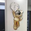 Stylish Wall Clock Astronaut Clocks Design Large 3d Wall Clocks Living Room Modern Elegant Ornaments Modern Home Decoration