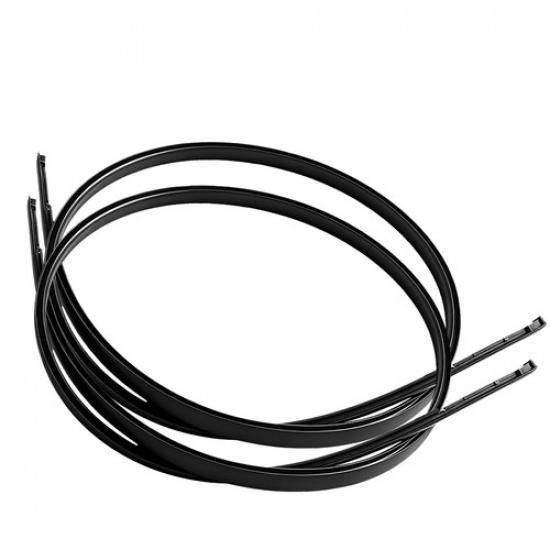 Outside Roof Drip Molding Strip Trim Left & Right Side For 2013-18 Nissan Sentra