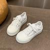 New Fashion Women's Thick Slippers with Baotou Women's Summer Outfit Spring and Autumn Slip-on White Canvas Shoes Zapatos Mujer