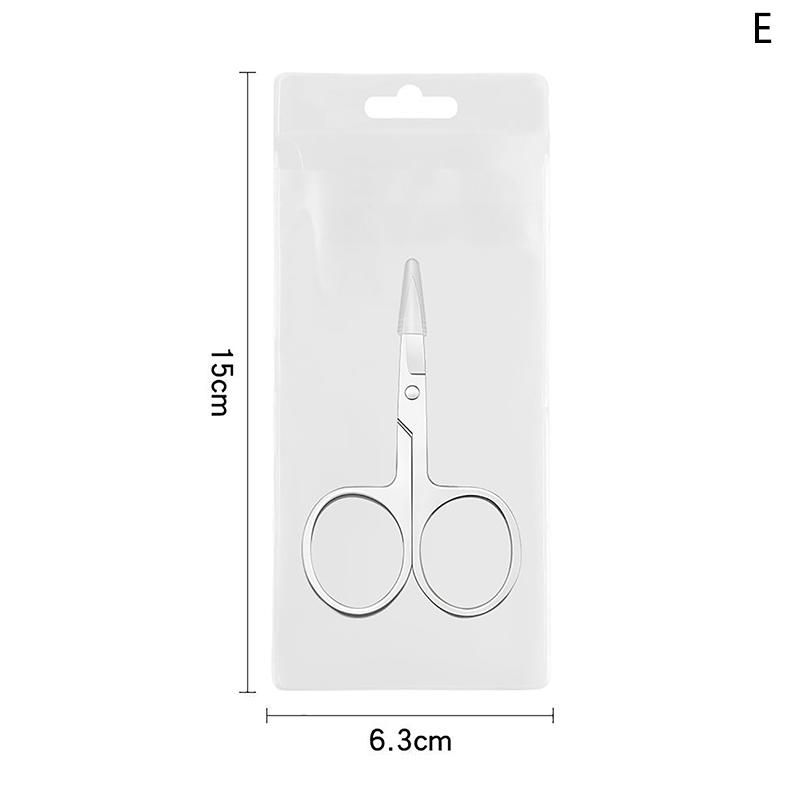 1Pcs Eyebrow Scissor Eyelash Trimmer Facial Hair Remover Stainless Steel Nail Cuticle Manicure Scissor Beauty Makeup Tool