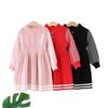 Girls Long Sleeve Knit Dress Fall Winter Princess Style Kids