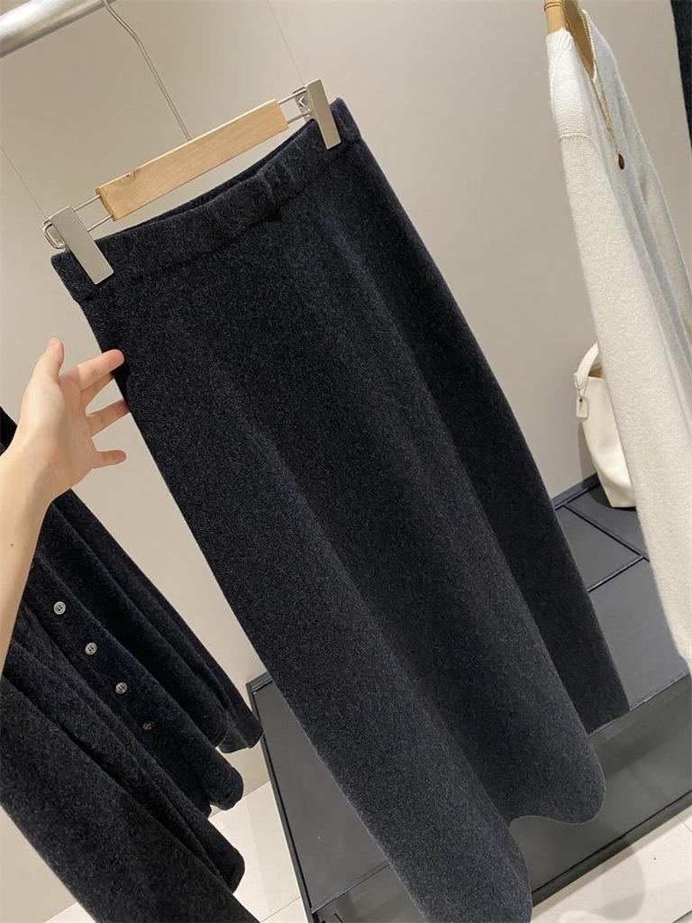 Women's Slim-Fit High-Waist Stretch A-Line Skirt - Trendy Autumn/Winter 2025