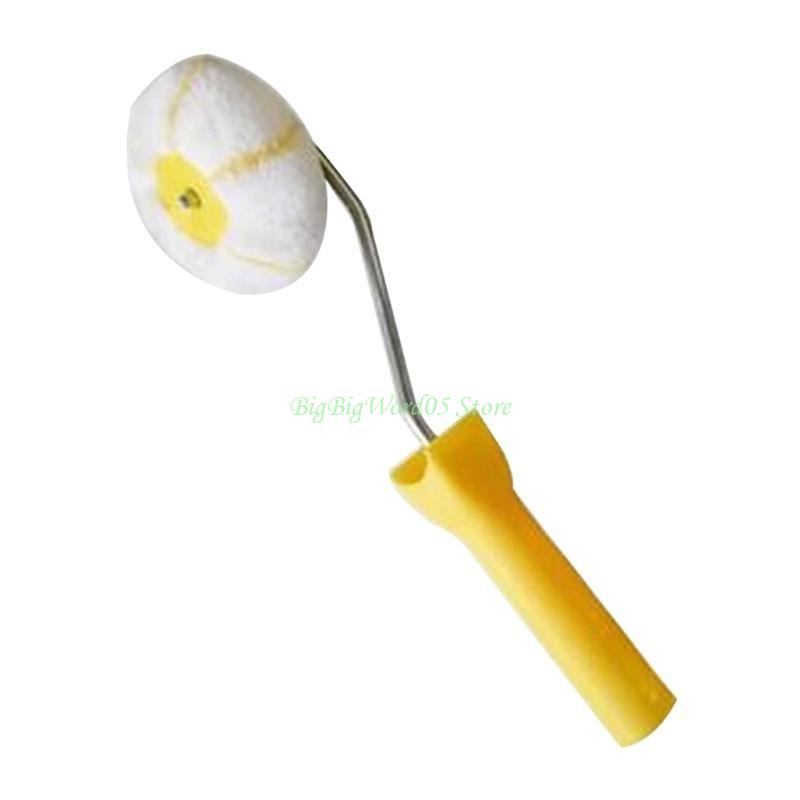 24TE Dual Purpose Paint Roller Paint Edger Roller Brush Home Paint Brushes for Painting Inside & Outside Corners of Walls