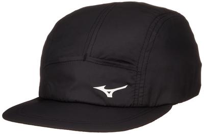 Mizuno Corsa Pista Campo Lavabile Morbido Corsa Taglia Unica & Indossare, Cappellino, Unisex, Nero,