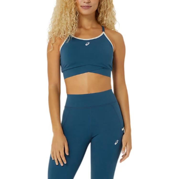 Asics Nagino Flex Running Training Comfortable Breathable Sports Underwear Women Underwear Navy-Blue 2032D051-410