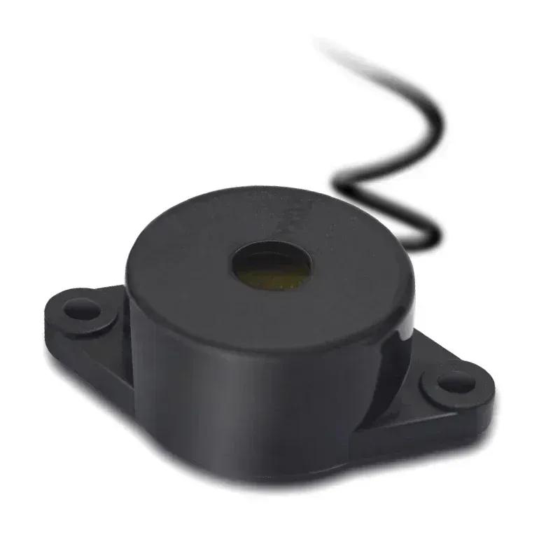 Flush Mount 4 Probe Reverse Parking Sensor Adjustable Depth Bumper Backup Radar System with Distance Alert Aid