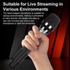 Handheld Microphone with Sound Card Effects All-in-One Noise-Canceling Mic Reverb Connecting Cell Phone for Equipment Live