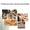 Multi-function Double Layer Flower Pot Storage Rack Foldable Wooden Shelf