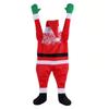 1pc Christmas Hanging Santa Claus Decoration Outdoor Holiday Decor for Gutter Roofs Chimneys Porches Perfect New Year Gift Idea