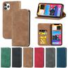 Applicable To iPhone15 Mobile Phone Case Flip Matte Card Magnetic Suction Apple 14 Leather Case Samsung S24 Wallet Card