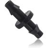 100Pcs Drip Irrigation Coupling Fittings Straight Coupling Barbed Connector for 4/7mm Tube Drip Irrigation Watering System