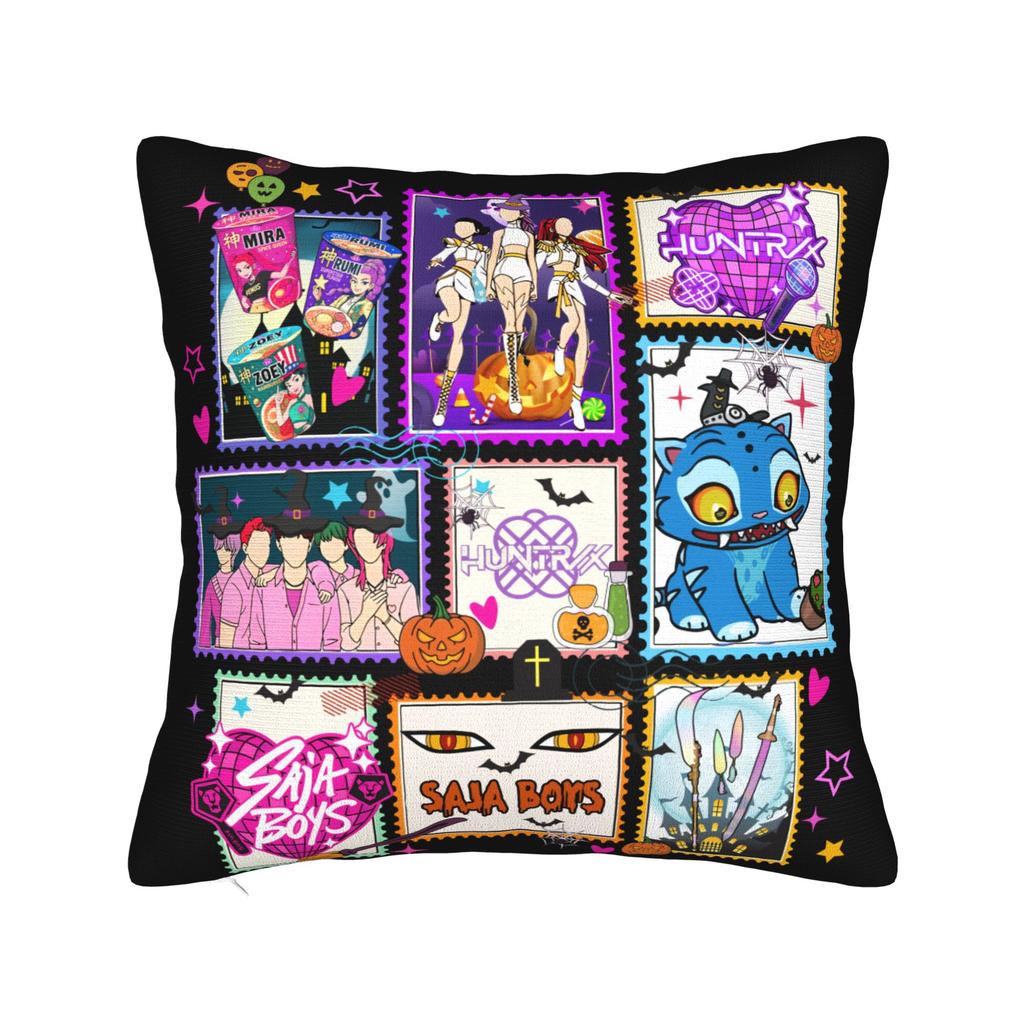 KPop Demon Hunters Huntrix Mira Witch Pillowcase Printing Polyester Cushion Cover Decorations Throw Pillow Case Cover Home