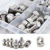 304 Stainless Steel Bolts And Nuts Set M2 M3 M4 M5 M6 Hexagon Hex Socket Screws Allen Cap Head Bolt Nut Set Assortment Kit