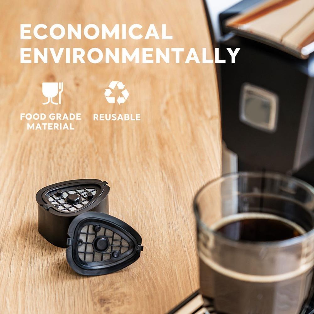 Reusable Design Reusable Coffee Capsule Fine Filtration Reusable Capsule Pod For Coffee Maker