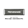 3D Metal Sticker Car Logo Rear Trunk Body Emblem Stickers Decal For Jeep Grand Cherokee Patriot Renegade Compass Wrangler AMR1