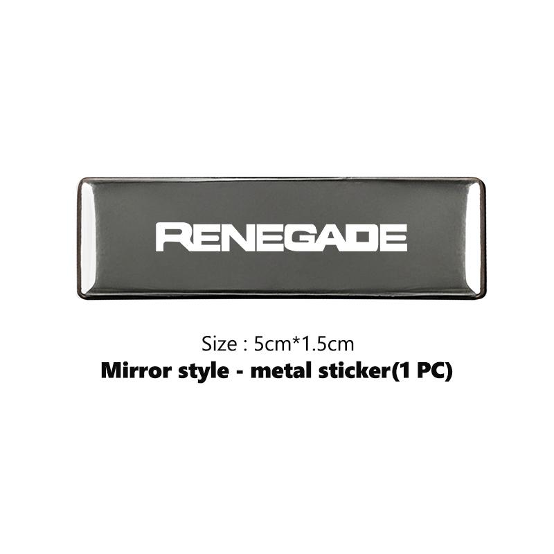 3D Metal Sticker Car Logo Rear Trunk Body Emblem Stickers Decal For Jeep Grand Cherokee Patriot Renegade Compass Wrangler AMR1