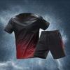 Mens Quick-Dry Cycling Jersey Set Short Sleeve Compression Sportswear Gym Running Training