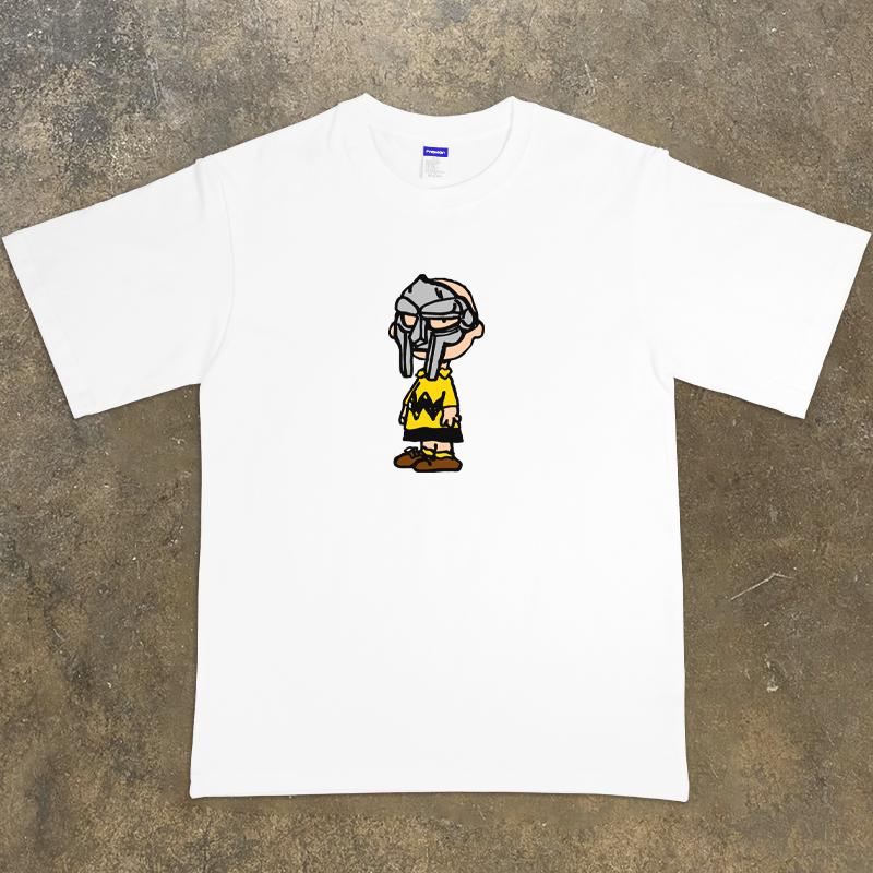 In 2025, The Iron-faced Underground Hip-hop Rock Band MF DOOM Presents A Blockbuster Pure Cotton Short-sleeved