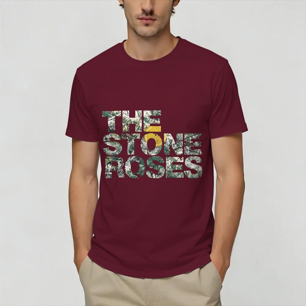 The Stone Roses T Shirt Summer Harajuku TShirts Unisex Cotton Crew Neck Oversized Tees Short Sleeve Vintage Tshirt