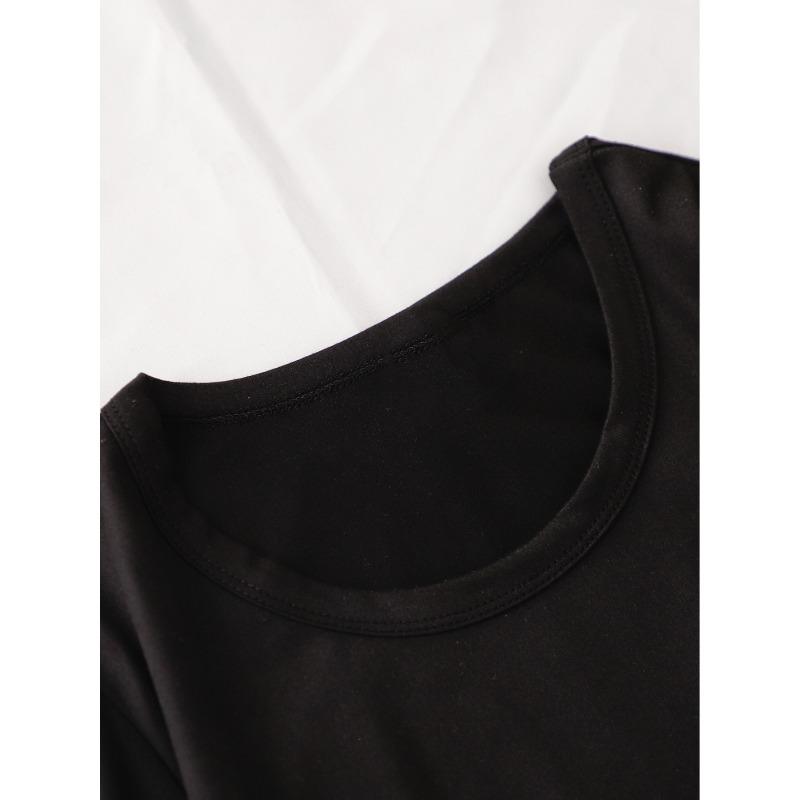European Size Women's Size Oversized Casual T-Shirt - Bold "Who I Trust Carefully" Letter Print Round Neck Short Sleeve Top, Comfortable Casual Attire