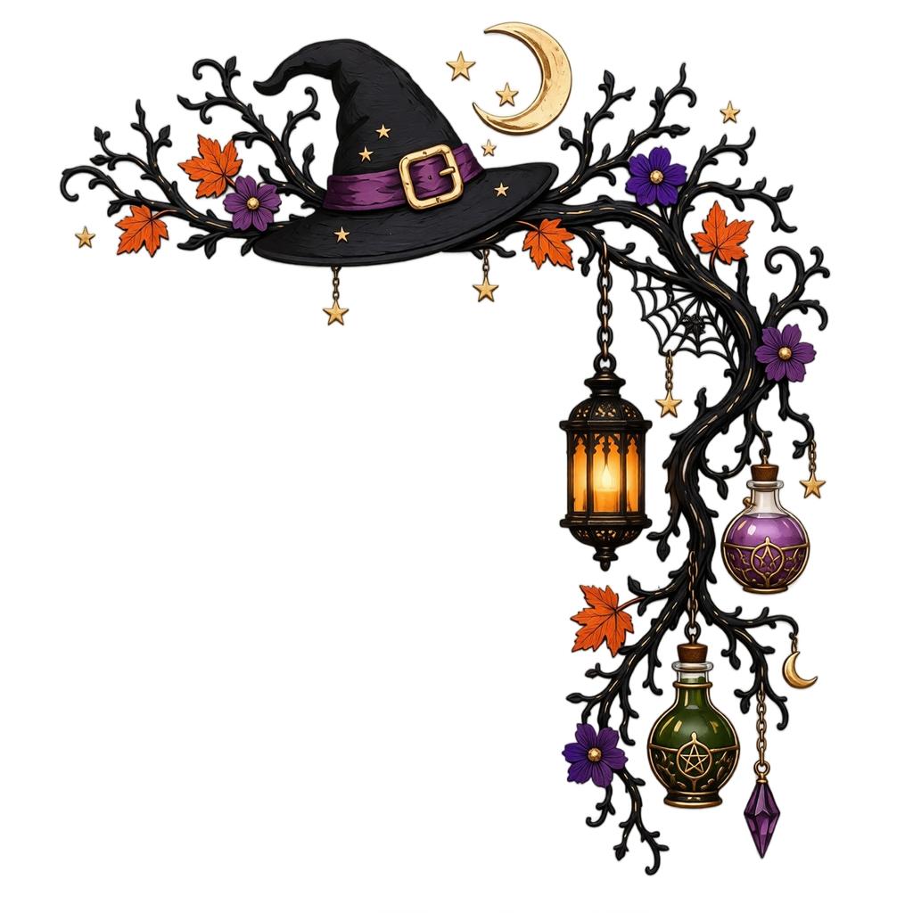 Halloween Wooden Door Corner Decoration for Home