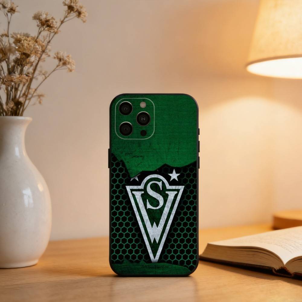 

Fashion S-Santiago W-Wanderers 1892 Phone Case For iPhone 17,16,15,14,13,12,11 Plus,Pro Max,XS,Soft Silicone Black Cover iPhone15