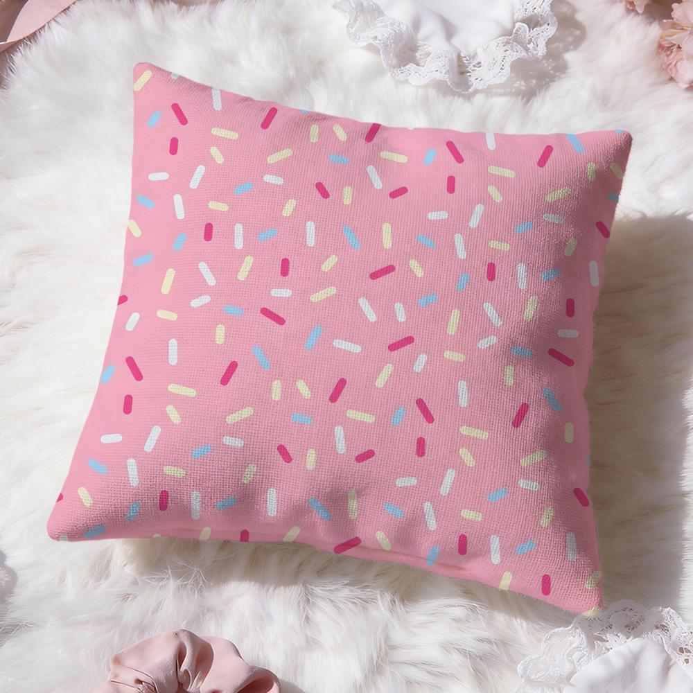 Cartoon style Pattern Cushion Cover Premium Comfort Reversible Pillow Cove Two in One Design for Any Room Car Interior