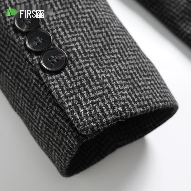 Shanshan Men's Wrinkle-Resistant Business Casual Suit Jacket