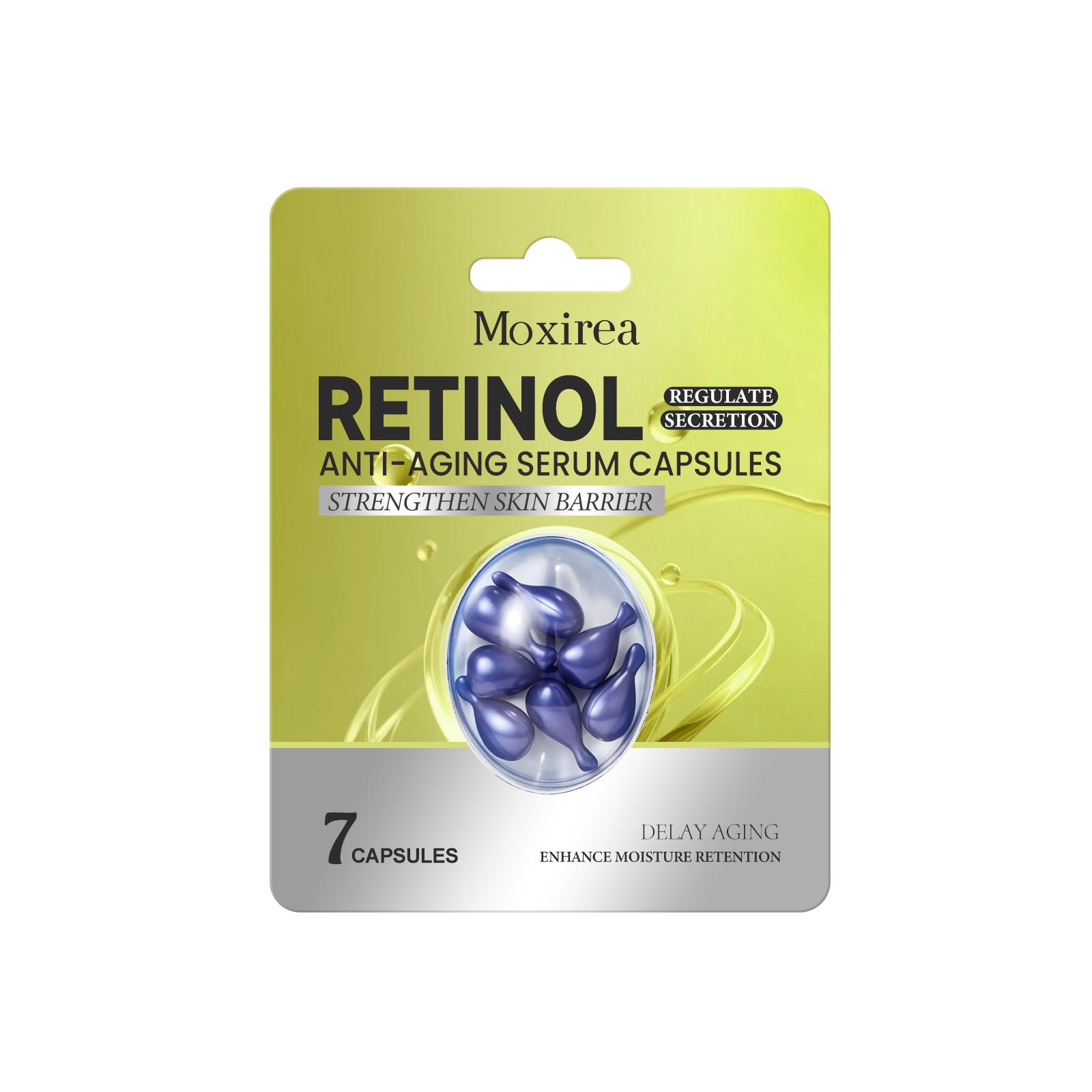 7 Capsules Hexapeptide Eye Essence Capsule Serum Anti Aging Fade Spot Wrinkle Remover Firming Whitening Essence Skin Care 7 CAPSULES