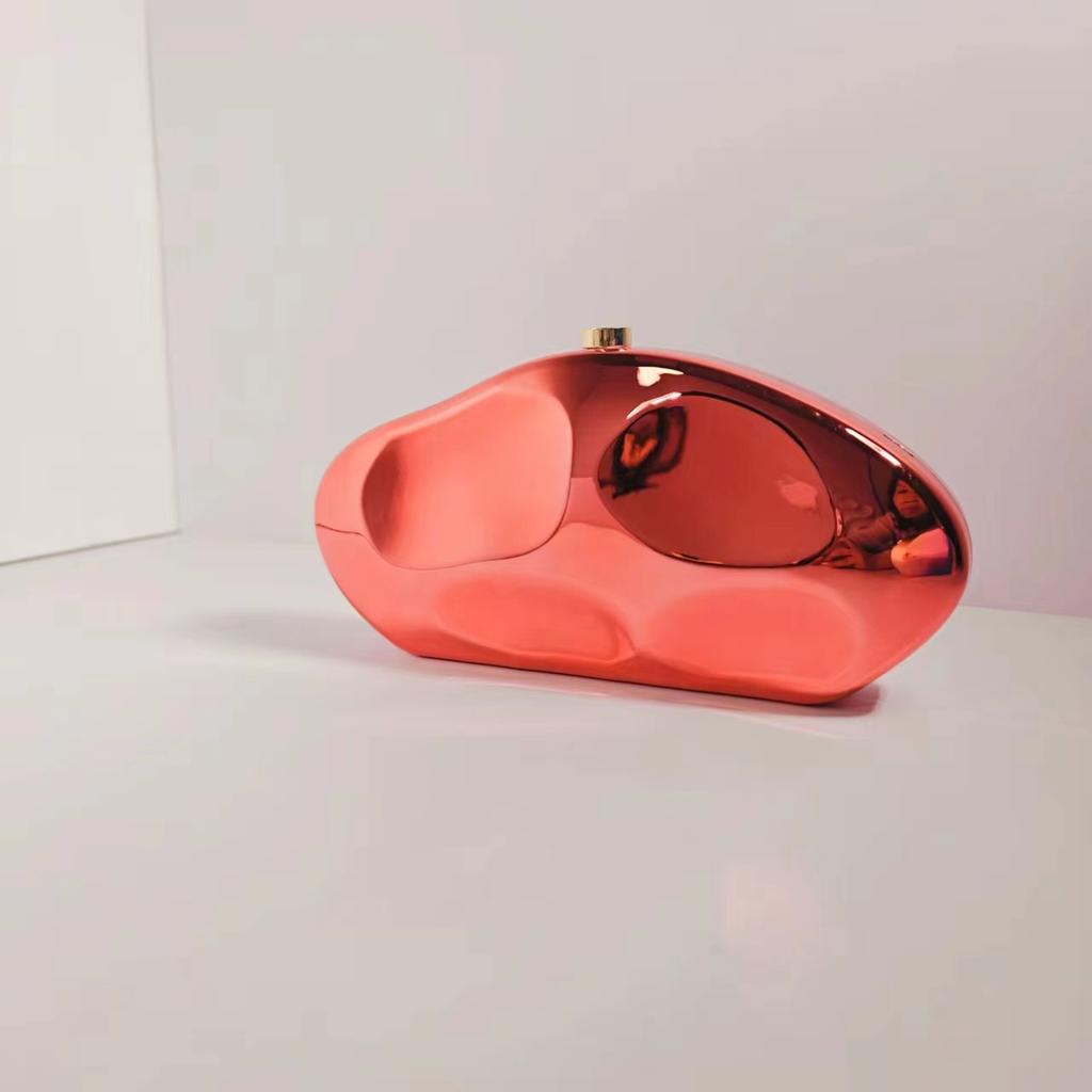 Damen Acryl Muschel Tasche Niedliche Abend Clutch Tasche Für Hochzeitsfeier Kleine Goldene Geldbörsen Designer Sommer Strand Handtaschen Zitronen Farbe
